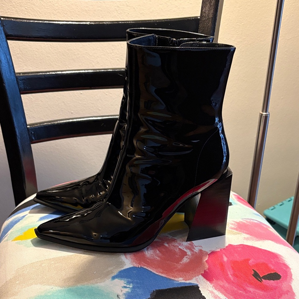 Jeffrey Campbell patent leather boots